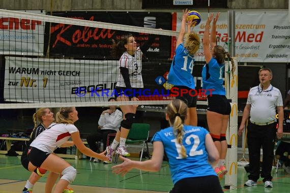 Volleyball Damen 3. Liga Süd SV Sinsheim gegen VC Wiesbaden-2 , 08.10.2016 (© Siegfried)